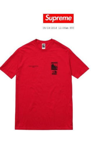 Supreme x The North Face Steep Tech SS Tee Red